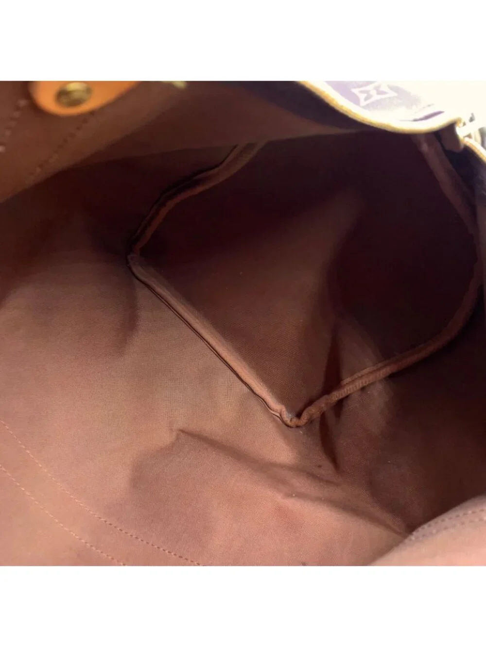 Louis Vuitton Keepall 50 Monogram Leather Brown Light Boston Bag Gold